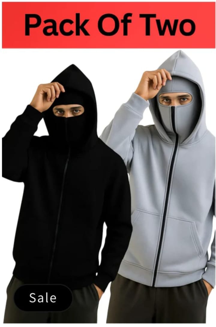 Pack Of Two Ninja Jacket Black & Grey
