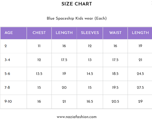 Aeroplane Kids Wear (Each)