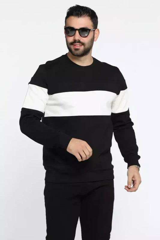 Zebra Black And White Block Sweatshirt